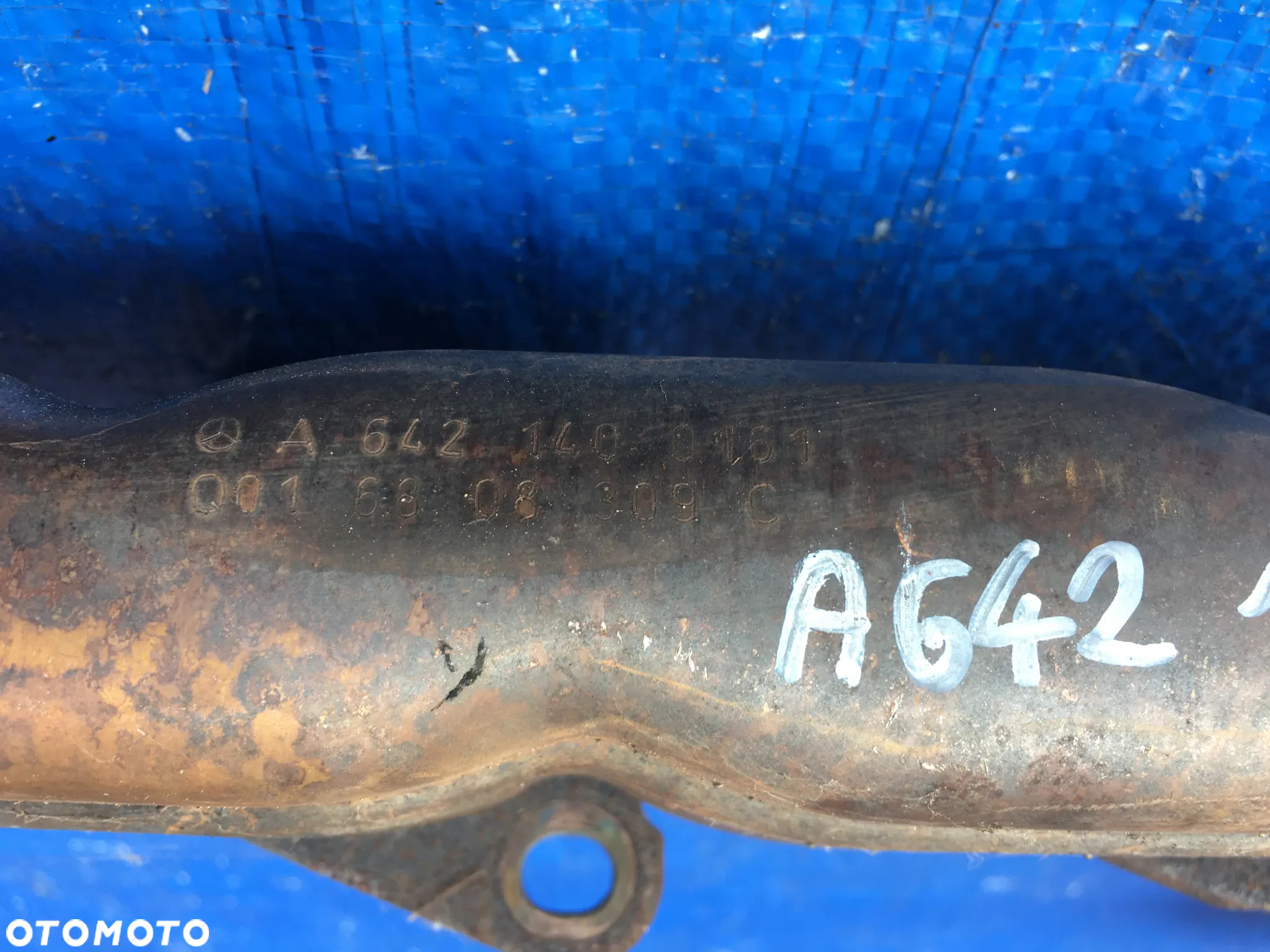 Mercedes W211 W219  3.0 V6 CDI Kolektor Wydechowy  Lewy 2008r A6421400161 - 4