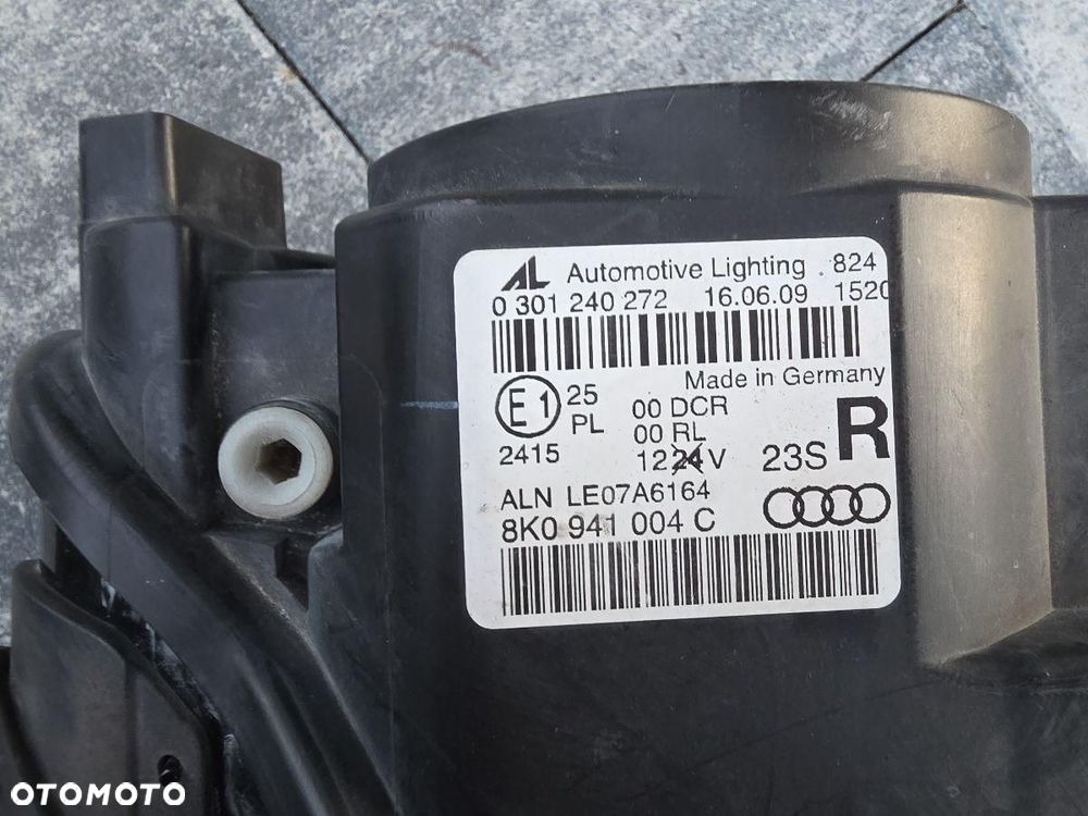 AUDI A4 S4 8K0 8K B8 Lampa prawa przód Bi-Xenon Led 8K094104C - 9