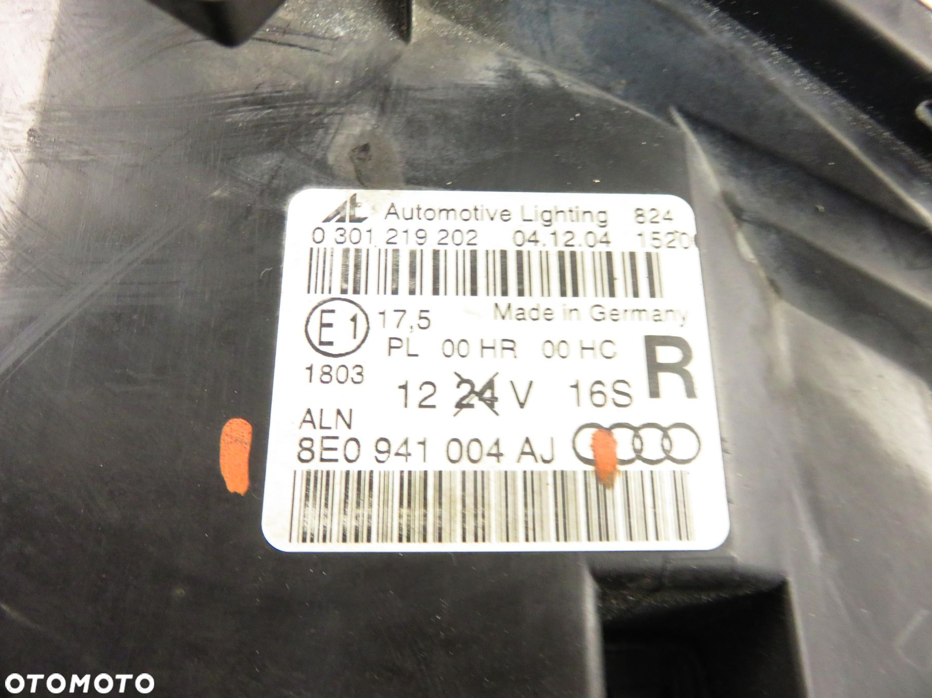 LAMPA PRAWA PRZEDNIA AUDI A4 B7 8E0941004AJ - 4