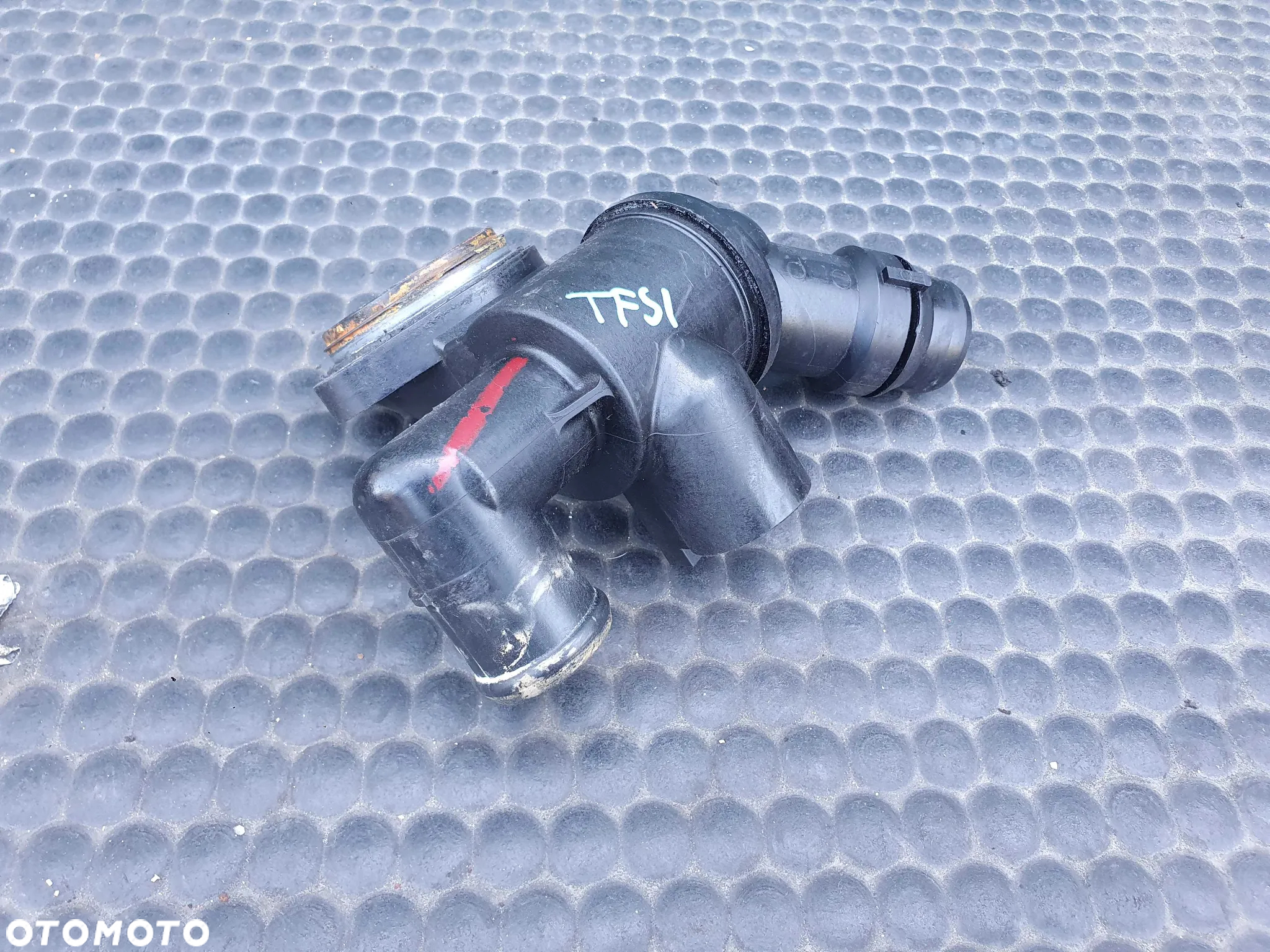 Obudowa Termostat Y2495002 06D121133C Krociec Czujnik Przewod Waz 2.0 TFSI Audi A4 B7 A6 C6 - 12