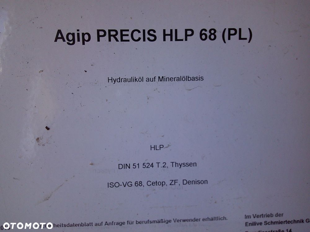 agip precis hlp68 olej hydrauliczny hlp68 20L - 3