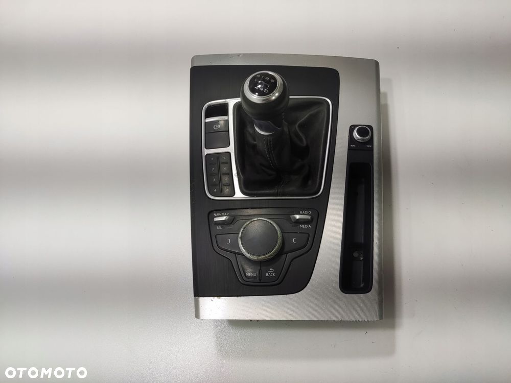 wybierak biegów ramka panel mmi tunelu środkowego audi q5 ii 80a 2016-2020 - 2