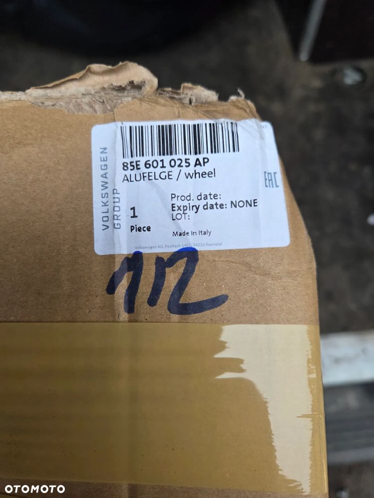 Felga Aluminiowa Audi A6 e-tron RS C9 21 Cali 85E601025AP E- 8,1/2Jx21H2 ET 46 - 19