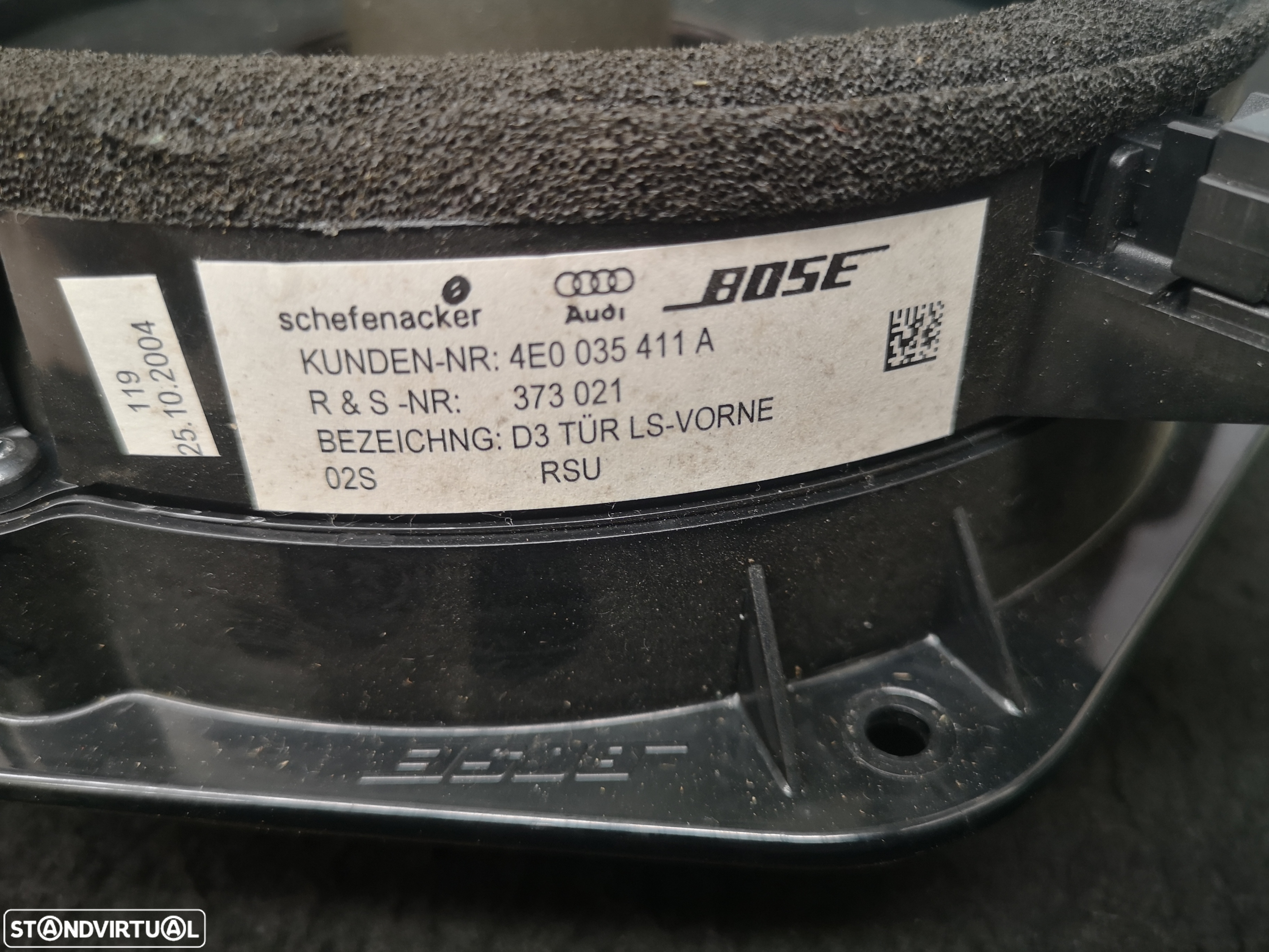 Coluna de som frente bose audi a8 d3 4e0 2003-2009 (10x no estoque) ORIGINAIS! - 3