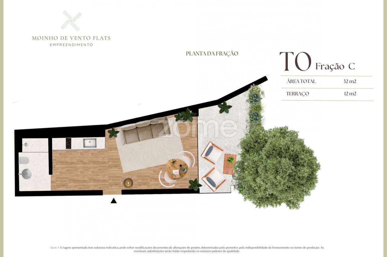 Apartamento T0 ACCondominio Moinho de Vento - Grande imagem: 4/19