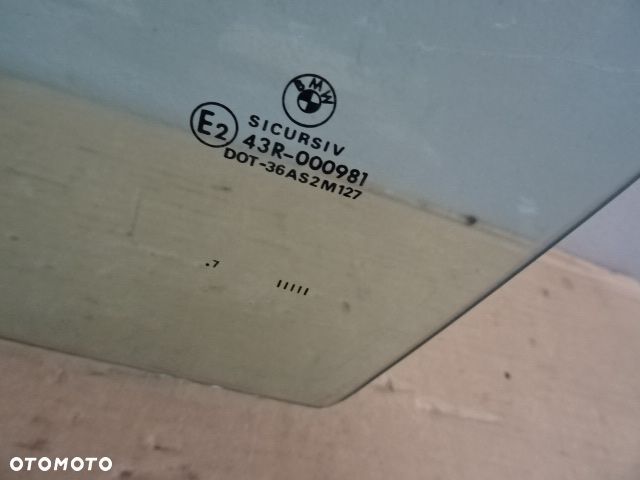 SZYBA DRZWI LEWY PRZÓD BMW E36 NR1336 - 2