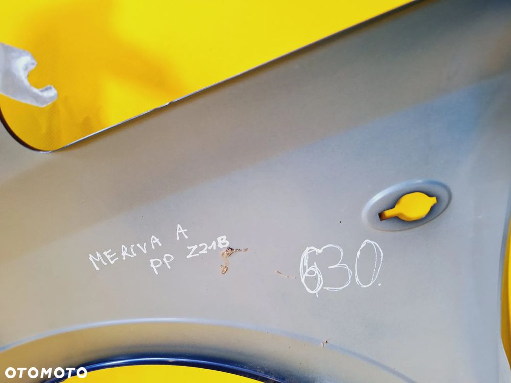 BŁOTNIK PRAWY PRZÓD PRZEDNI OPEL MERIVA A LAK: Z21B NR630 - 9
