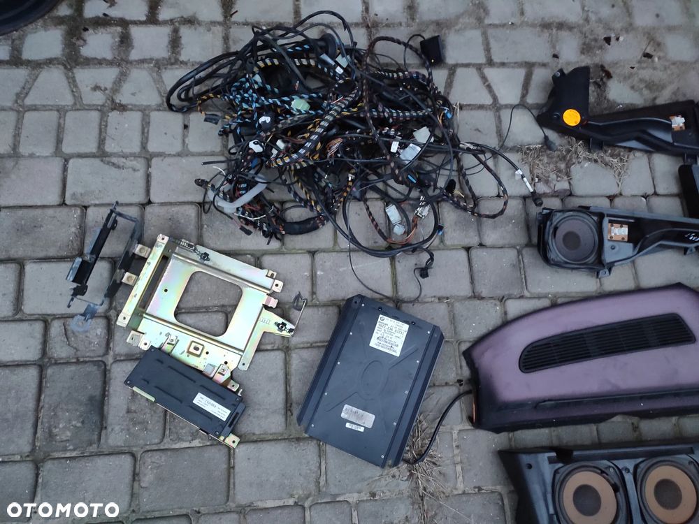 BMW E38 DSP Kompletne półka roleta wiązka wzmacniacz - 10