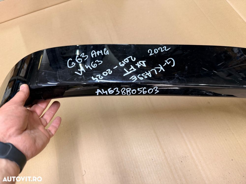 Overfender, bandou dreapta fata Mercedes-Benz G-klasse AMG 2 G63 W463 original cod A4638805603 - 3