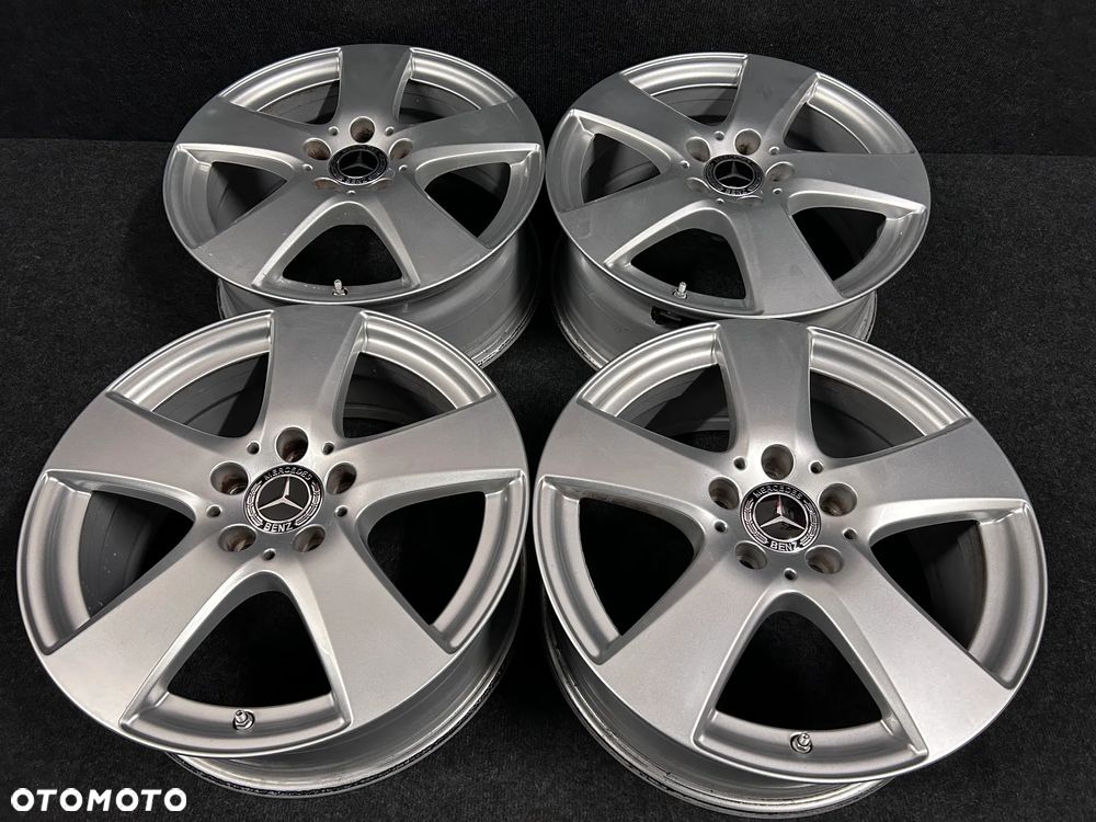 Alufelgi Mercedes C-Klasa W205, W204, E-Klasa W212, W213 17 cali 5x112 4szt. z czujnikami, ŁADNE! - 3