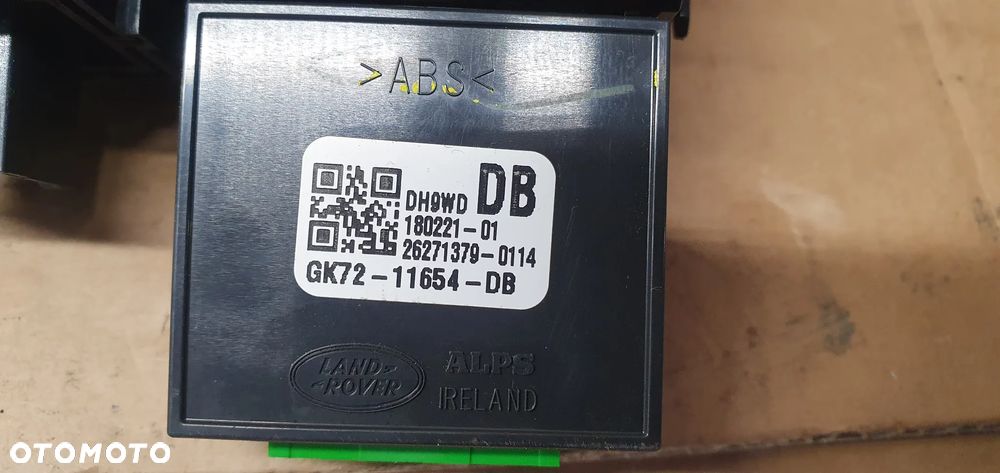 Przełącznik włącznik otwierania klapy bagażnika regulacji oświetlenia Land Rover Discovery Sport L550 GK72-11654-DB - 7