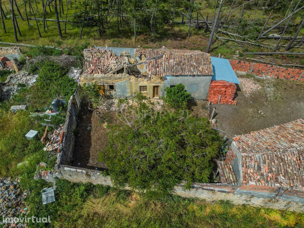 Moradia Rústica para reabilitar em Vieira de Leiria, com terreno, a ce - Grande imagem: 2/13