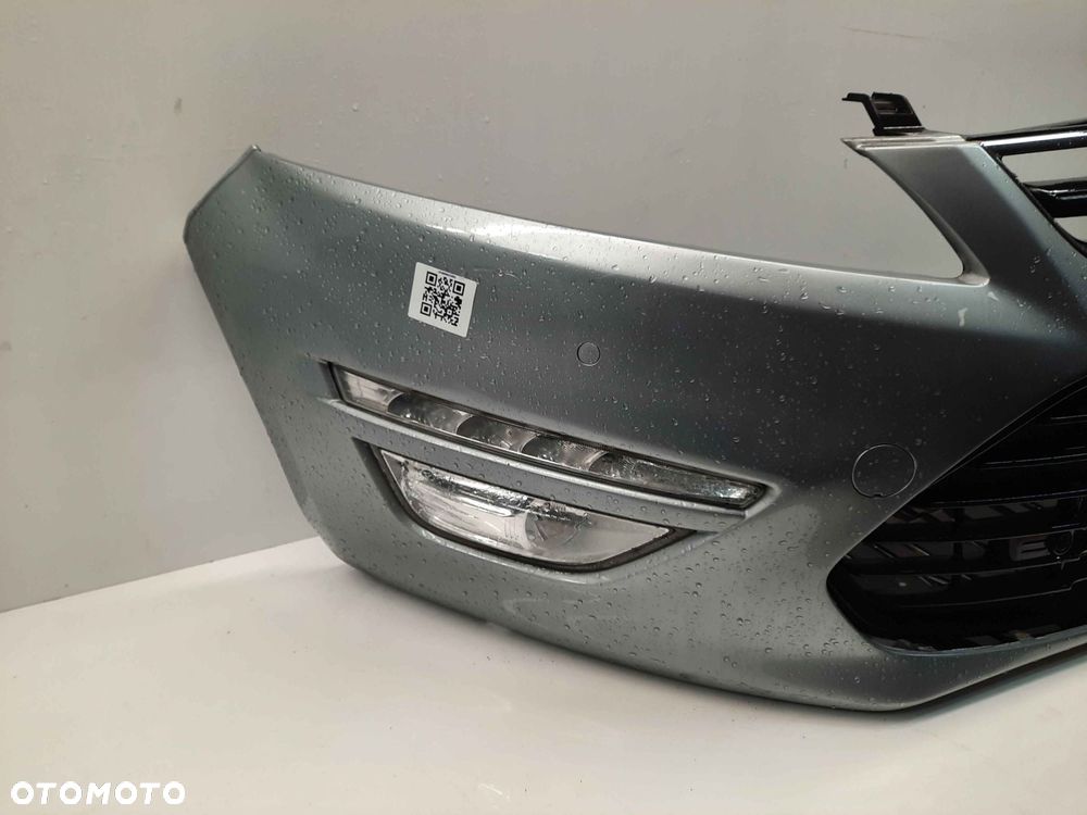 ^ ZDERZAK PRZÓD PRZEDNI FORD MONDEO MK.4 4 IV LIFT FL SZARY PDC CZUJNIKI LED DRL HALOGENY - 6