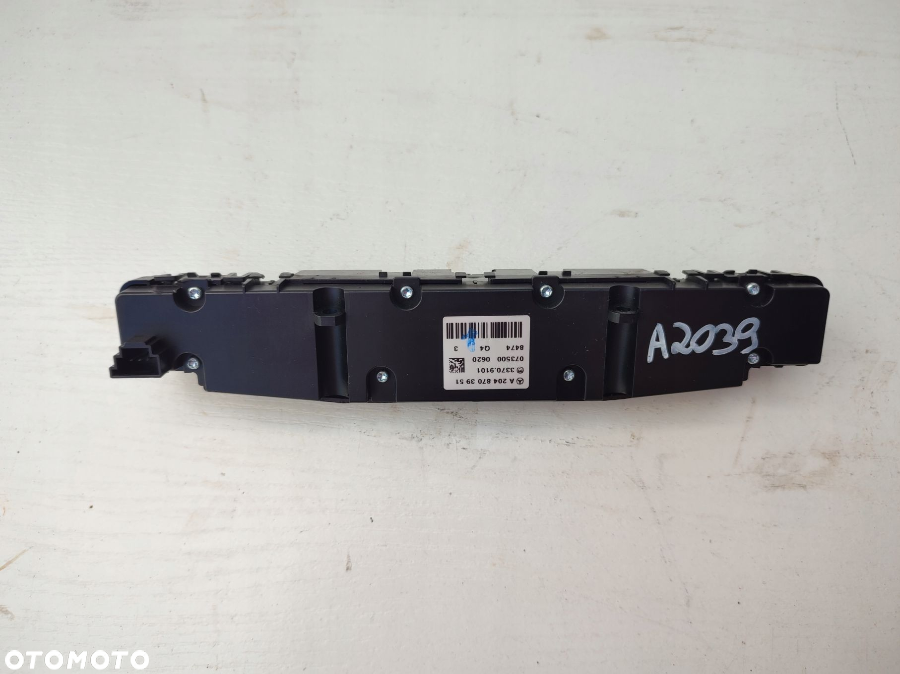 Panel podgrzewania foteli MERCEDES GLK X204 EUROPA A2048703951 - 4