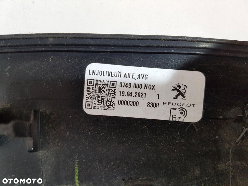 PEUGEOT 208 II 2 LISTWA NAKŁADKA BŁOTNIK LEWA PRZÓD PRZEDNI 9823301180 ORYG - 5