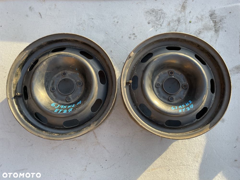CITROEN PEUGEOT FELGA STALOWA STALÓWKA 15 4x108 6J15H2M ET27 - 1