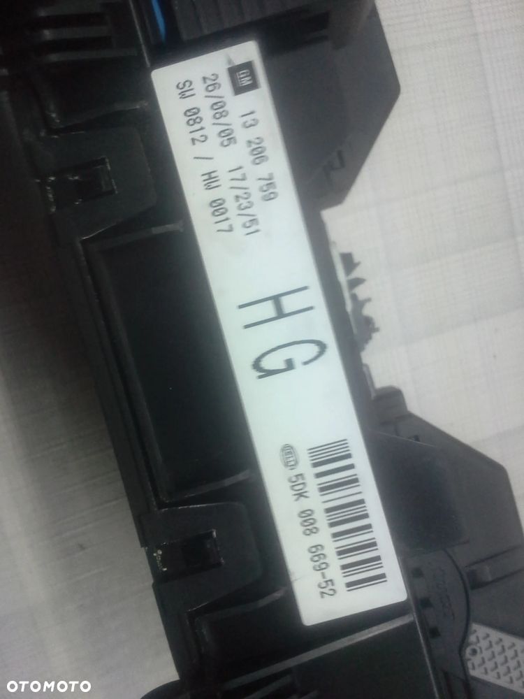 Opel Zafira B 1.8 16V A18XER Z18XER zestaw startowy komputer FGP 12992406 cim immo klucze i inne - 13