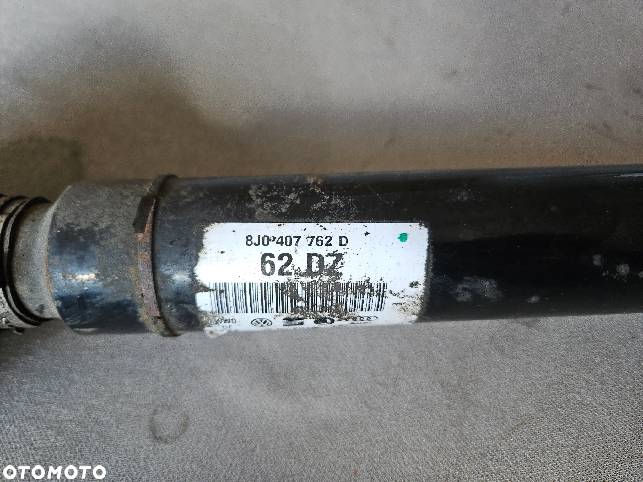 Półoś prawa AUDI TT TTS 2,0 TDI 4X4 2014r 8J0407762D - 2