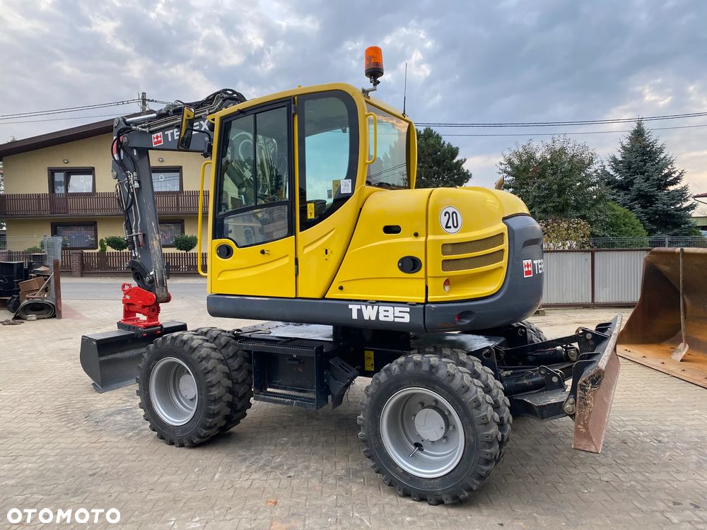 Terex TW85, GŁOWICA POWERTILT, 2 ŁYŻKI, RAMIĘ 3X ŁAMANE, KRÓTKI TYŁ, Z NIEMIEC, SUPER STAN, - 13