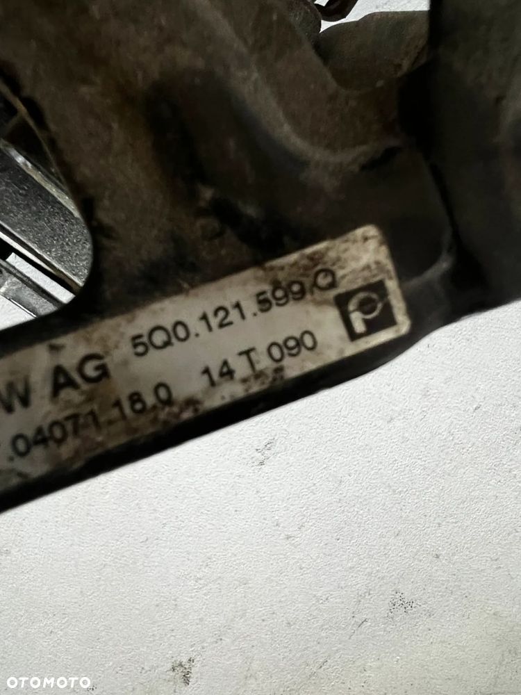 DODATKOWA POMPA WODY PRZEWODY SKODA OCTAVIA III AUDI 5Q0122073AE 5Q0122073BK 5Q0121599Q 5Q0965561B - 4