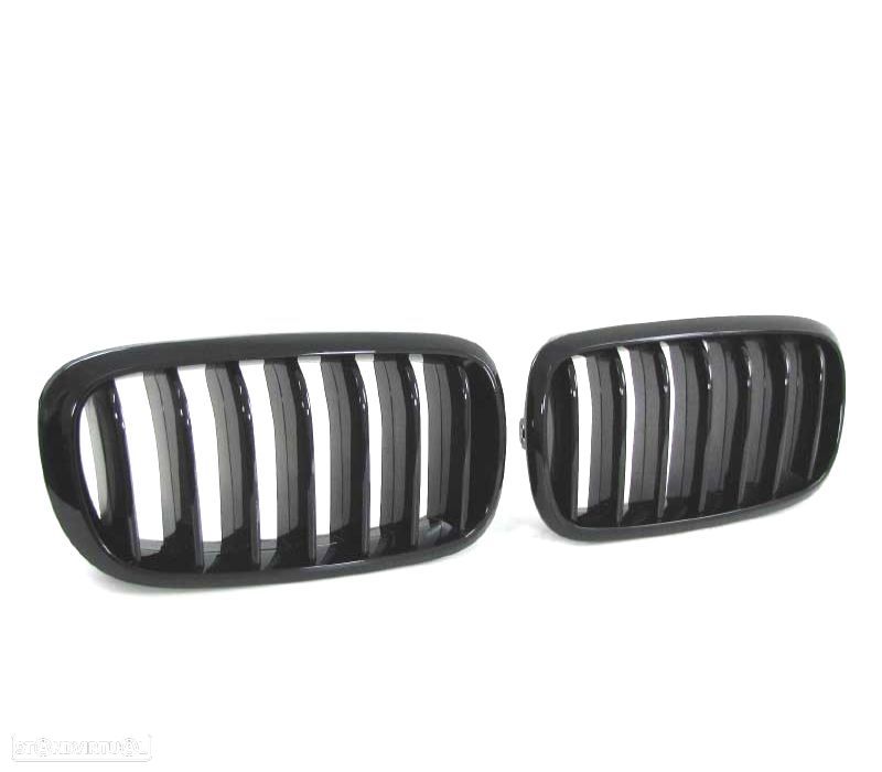 GRELHAS BMW X5 F15 X6 F16 13-18 PRETO BRILHANTE LOOK M PERFORMANCE - 4