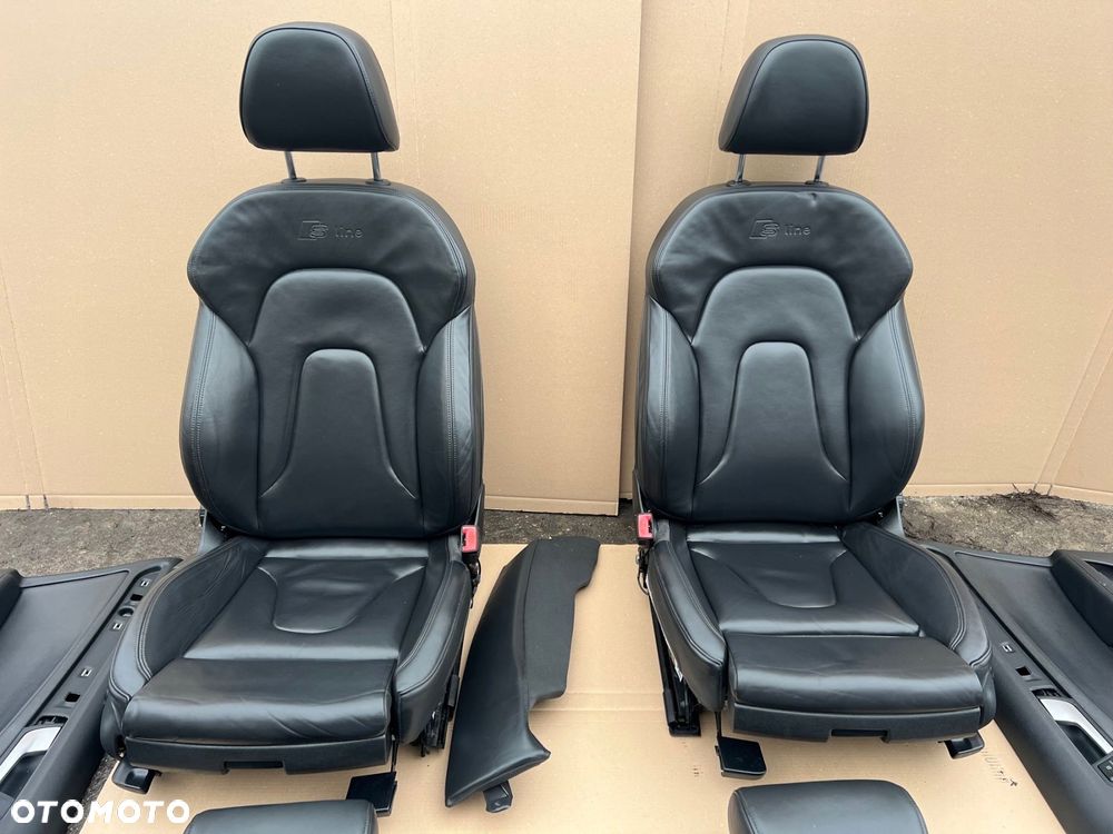 audi a5 8t lift sline sportback fotele kanapa skóra grzane s-line kpl. - 4