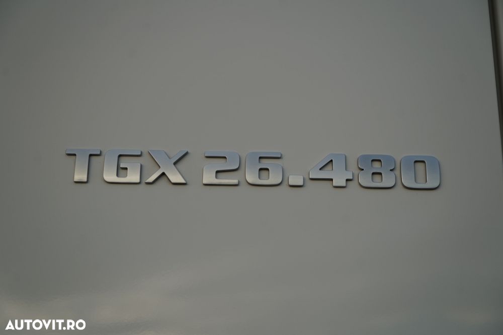 MAN 26.480 / SOLO / MEGA / 6X2 / AER CONDIȚIONAT PARCARE / PUNTE RIDICATĂ / ȘINGURI CAMIOANĂ - 22