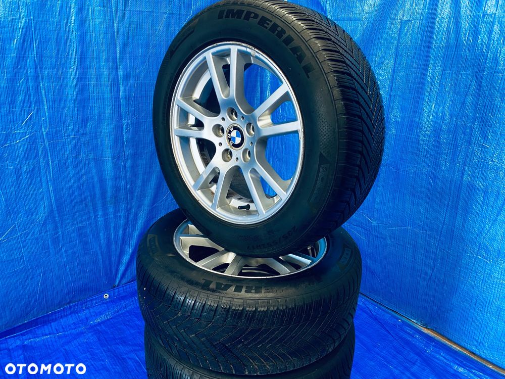KOŁA KOŁO 17 FELGA ALUMINIOWE ALUSY 17" x 8J  5X120 ; 72.6 mm ET46 KOMPLET ; OPONY WIELOSEZONOWE WIELOSEZON CAŁOROCZNE IMPERIAL ; BMW X3 E83 E53 E60 E61 E65 ; 3412060 ORYGINAŁ - 4