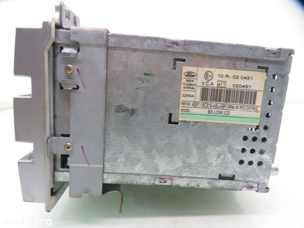 RADIO FORD FIESTA MK5 V 4S6118C815AB + KOD - 7