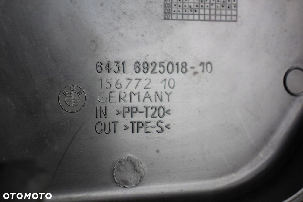 Osłona podszybia PRAWA BMW e90 e91 e92 e93 e81 e82 e87 e88 6925018 - 3