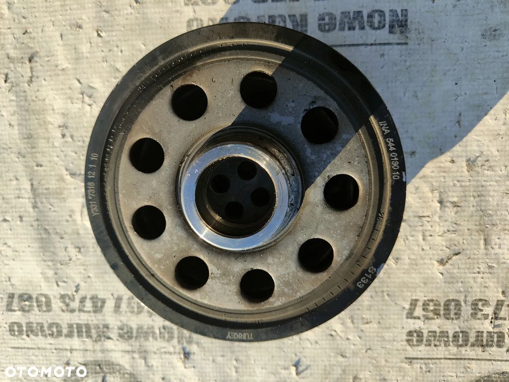 BMW E87 E90 E91 E60 E61 2.0d N47 Koło Pasowe Wału INA Jak Nowe - 4