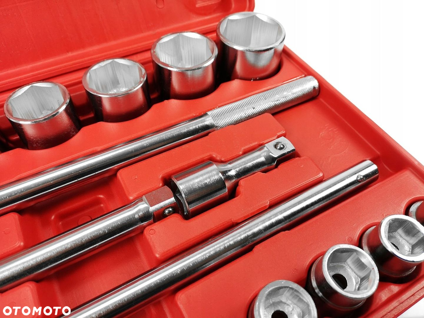 MAR-POL ZESTAW KLUCZE NASADOWE 21PC 3/4" 19-50mm 6-KĄTNE WALIZKA M58252 - 8