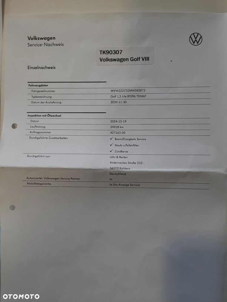 Volkswagen Golf 1.5 TSI OPF Life - 38