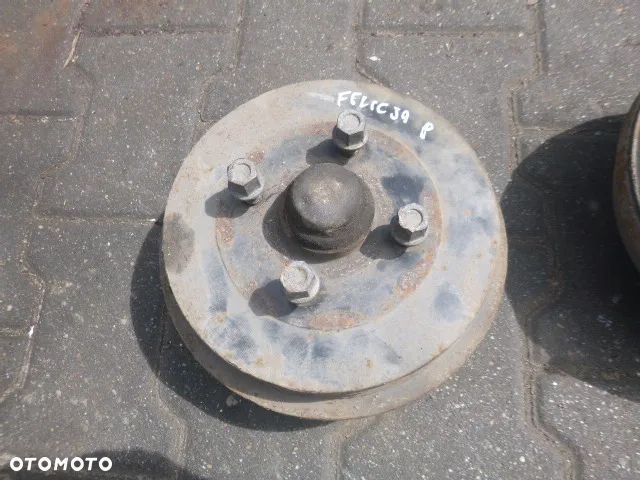 PIASTA PIASTY TYŁ NA PRZYCZEPKĘ KOMPLET VOLKSWAGEN SEAT SKODA 4X100 - 4