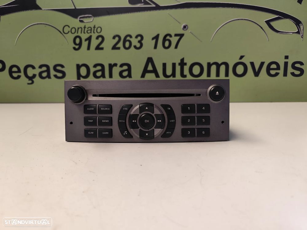 PEUGEOT CITROEN 407 C5 2005 RÁDIO - R058 - 1