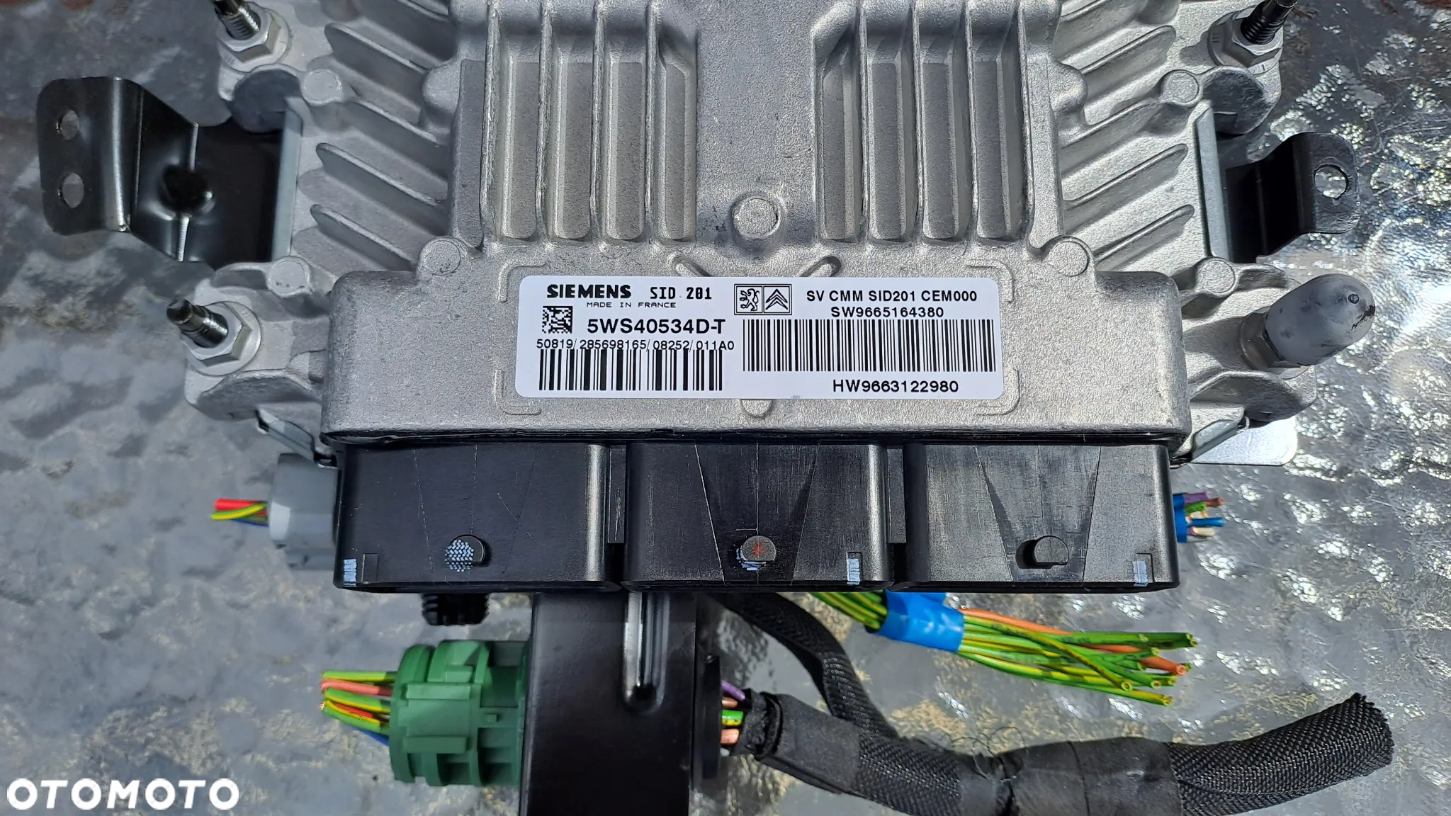 CITROEN C5 III X7 KOMPUTER STEROWNIK SILNIKA ECU 2.7 HDi SW9665164380 - 2
