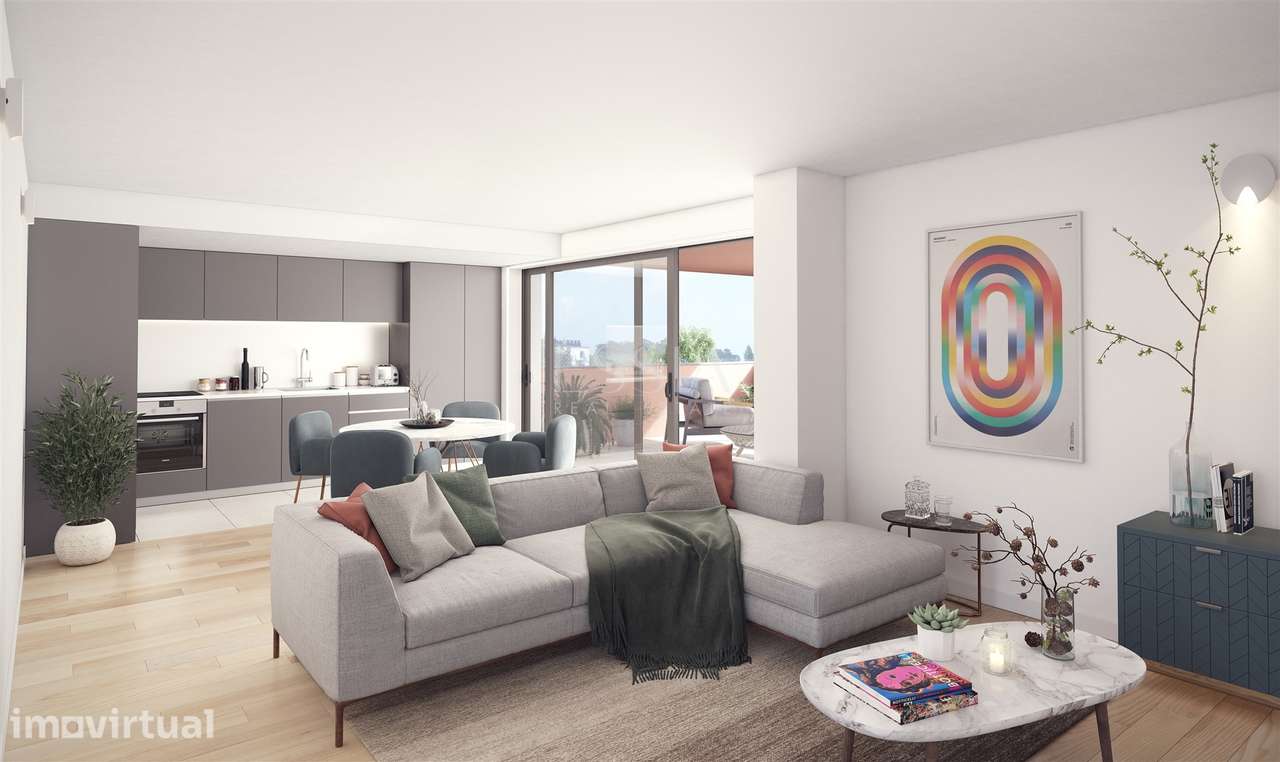 T2 Duplex com Varandas e Terraço no Senhora do Porto 249 na Prelada - Grande imagem: 2/18