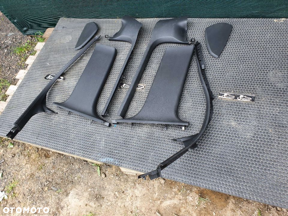 Oslona Slupka Progu Plastik Tapicerka Czarne Soul AUDI A4 B6 B7 - 2