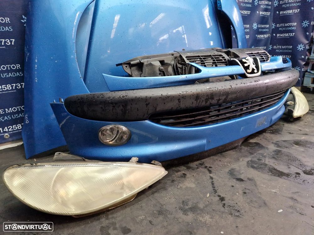 Frente completa usada PEUGEOT 206 capot parachoques oticas radiadores guardalamas - 4