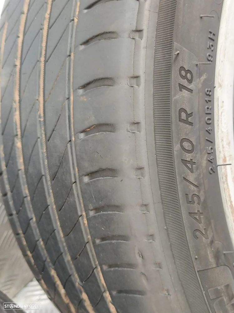 Conjunto Jantes Originais 18 BMW Serie 5 E60 E61 LCI 8J ET20 5x120 - 14