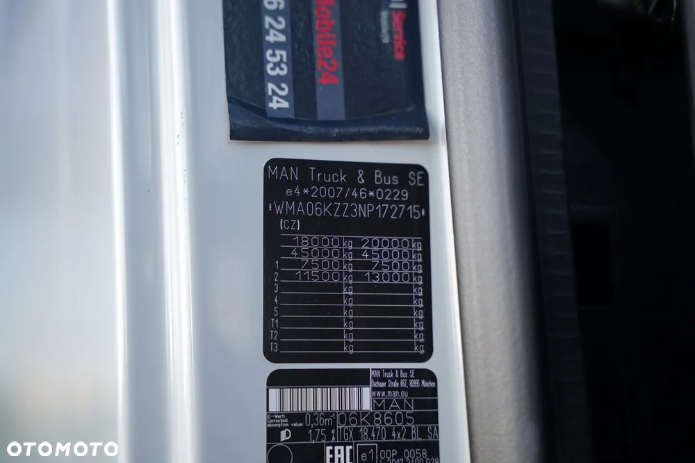 MAN TGX 18.470 / GM / RETARDER / KLIMA POSTOJOWA / - 38