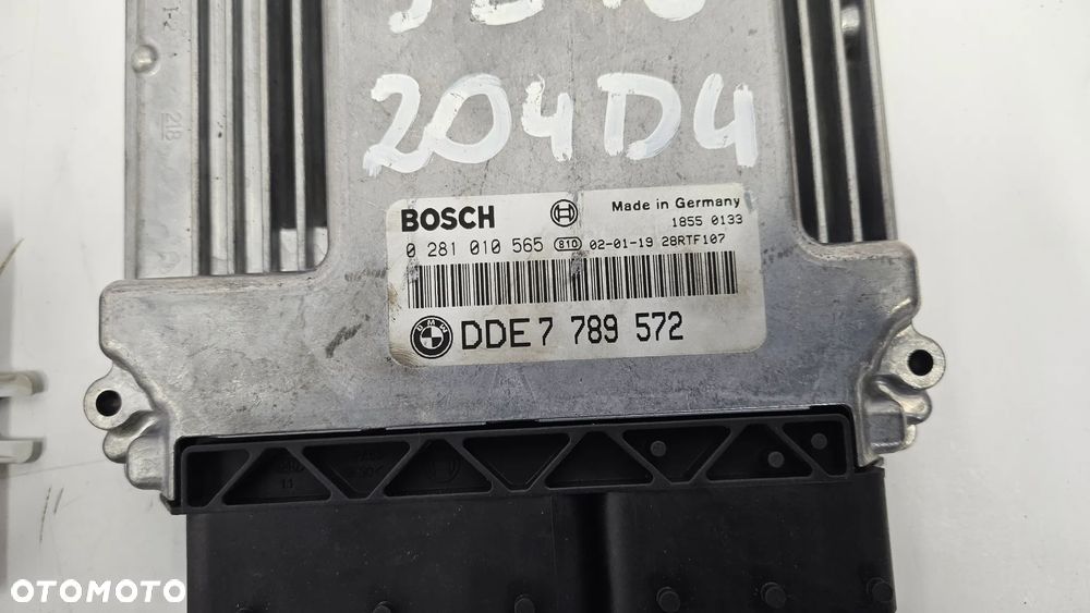 BMW 3 E46 204D4 Sterownik główny DDE Komputer silnika 7790075   EWS KLUCZYK - 6