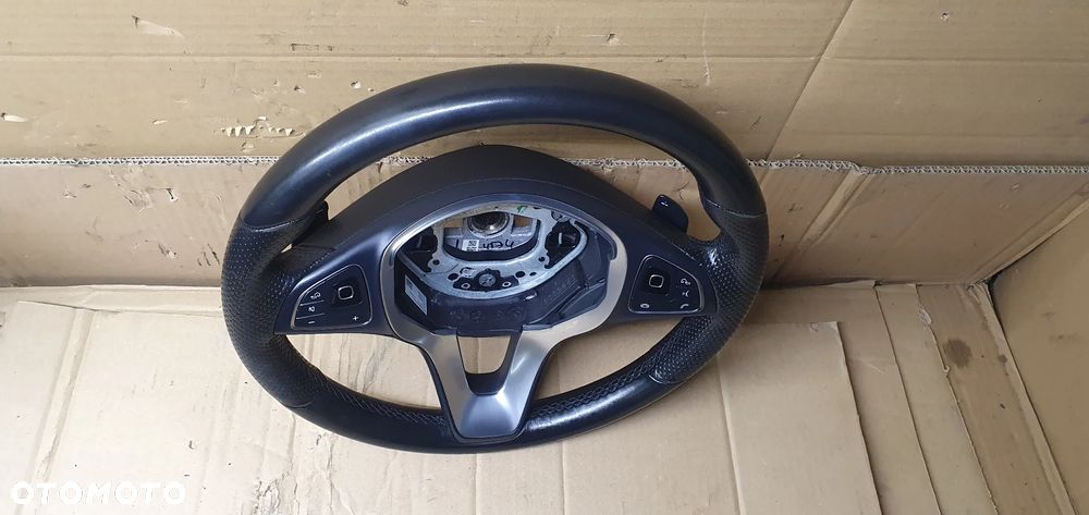 Kierownica multifunkcyjna multifunkcja skórzana skóra łopatki Mercedes E-Klasa W213 - 2