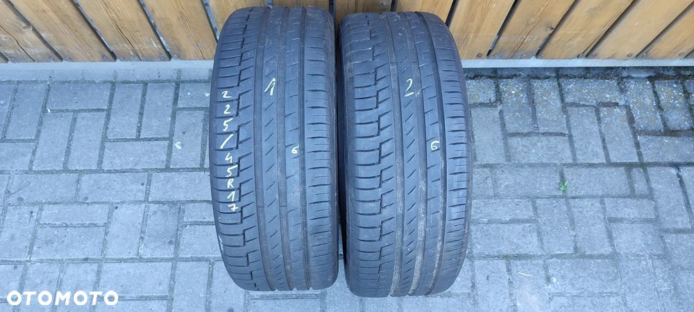 OPONY LETNIE 225/45R17 Y CONTINENTAL PREMIUM CONTACKT 6 91Y (1020) 7mm 2 SZTUKI PARA - 7