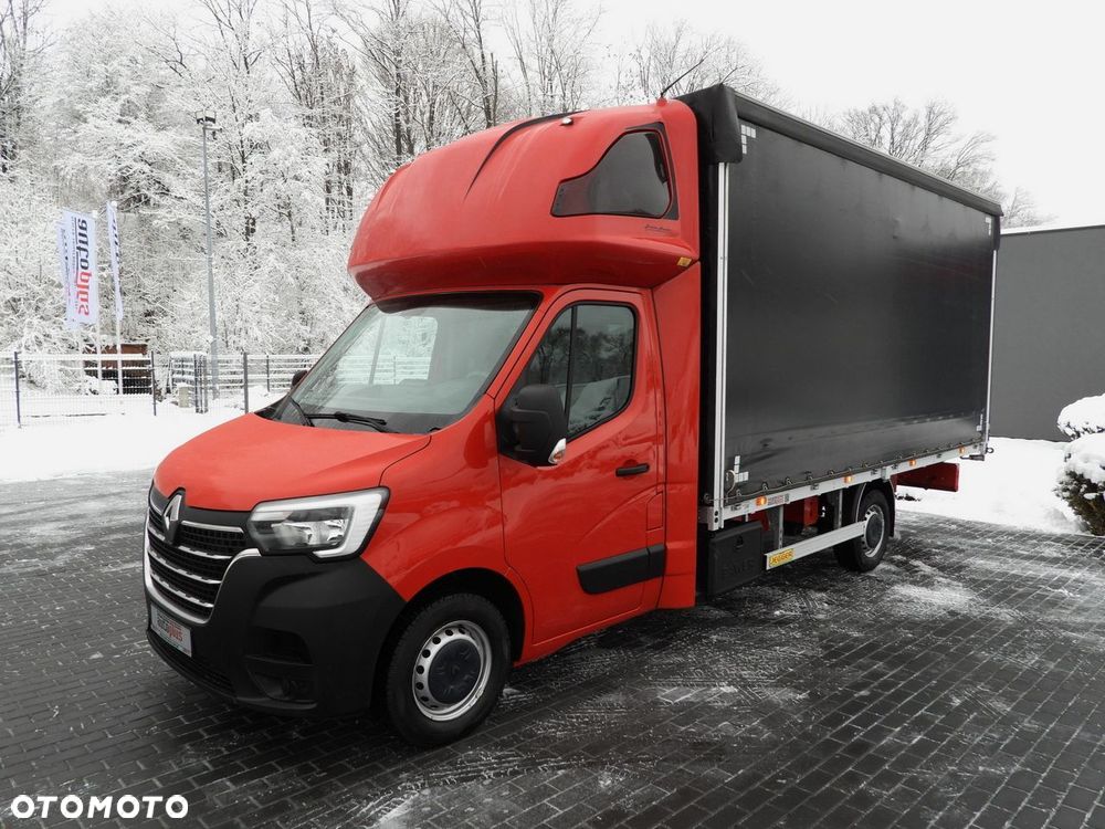 Renault MASTER PLANDEKA 10 PALET WEBASTO TEMPOMAT LEDY PNEUMATYKA KLIMATYZACJA  165KM - 7