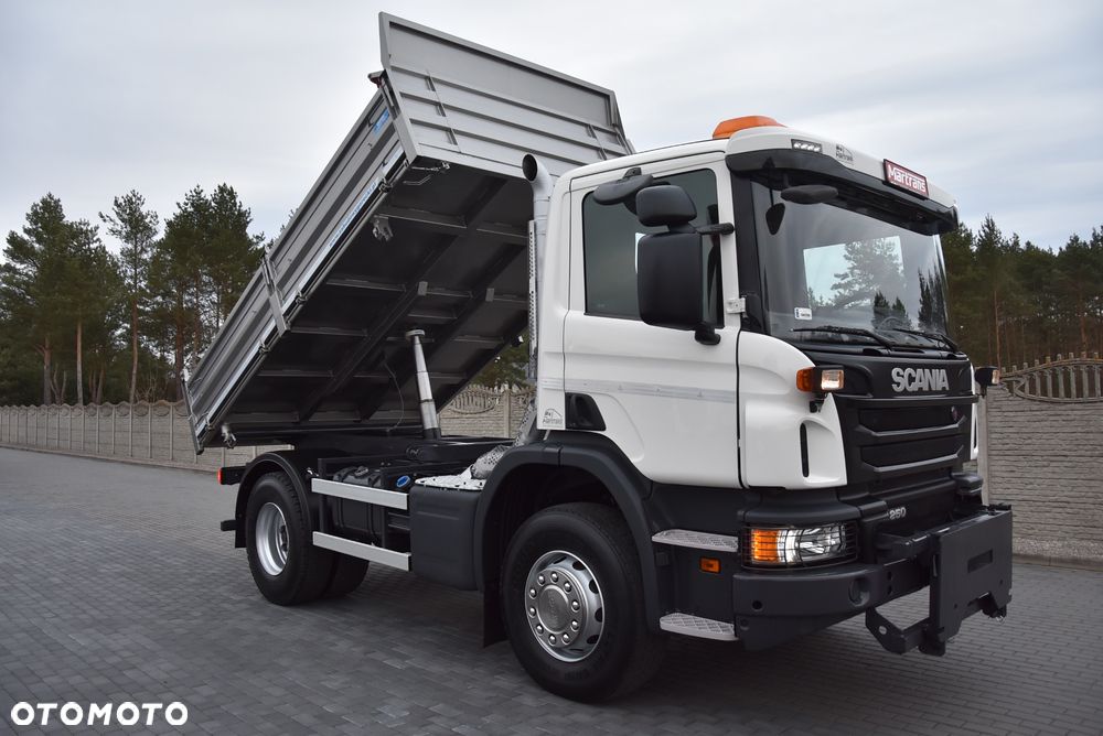 Scania P250 WERSJA OFFROAD / WYWROTKA 3-STRONNA / BLOKADA MOSTU / TYŁ RESOER / P.NOWA / 18 TYŚ KM PRZEBIEGU! / SALON PL / - 21