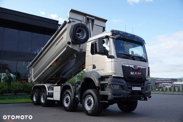 MAN TGS 41.480 / 8X8 / WYWROTKA TYLKNOZSYPOWA / KH-KIPPER / HARDOX / METALIK / 2025 / AUTOMAT / FABRYCZNIE NOWY / DOSTĘPNY OD RĘKI !