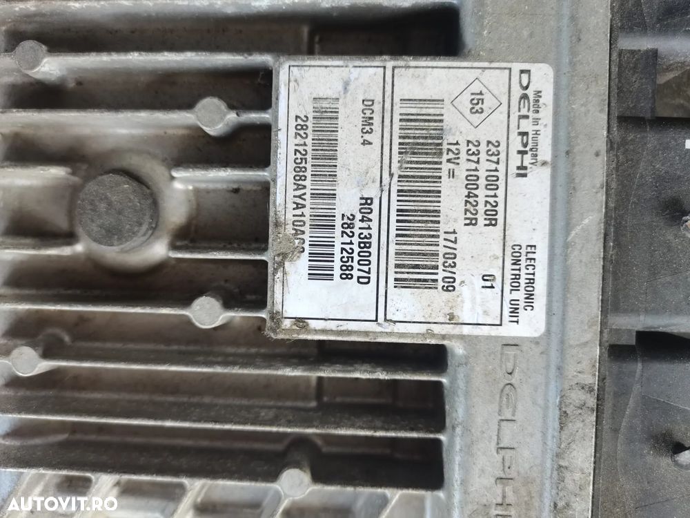 ECU Calculator motor Renault Megane 3 1.5 dci 237100422R 28212588 DCM3.4 - 2