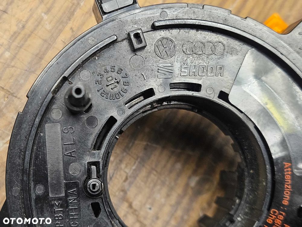 Taśma 1J0959653 E Zwijak Czujnik Skrętu Air Bag Poduszki Kierownicy Audi VW Seat Skoda - 10