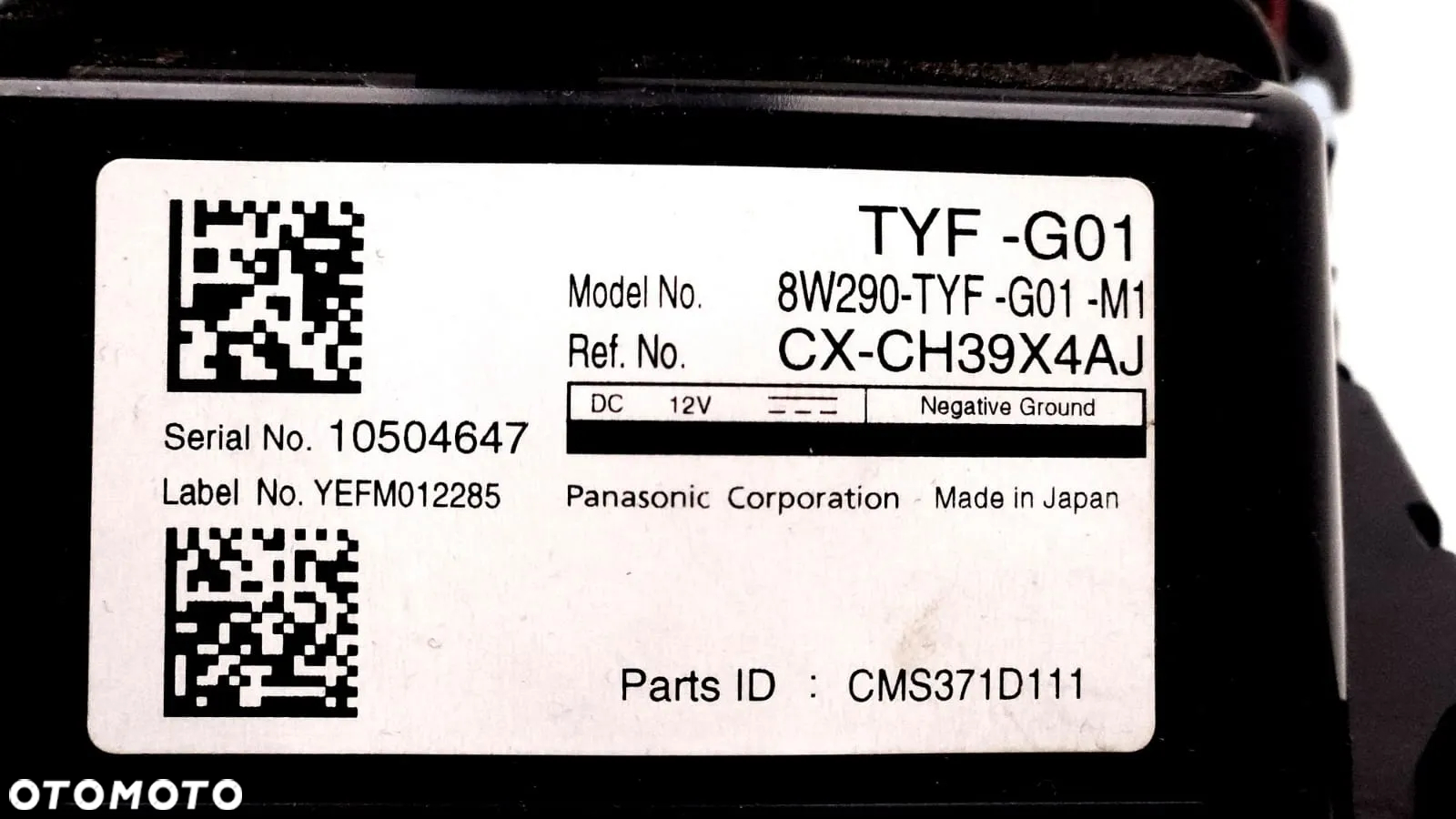 Wyświetlacz wielofunkcyjny HONDA E CMS371D111 - 6